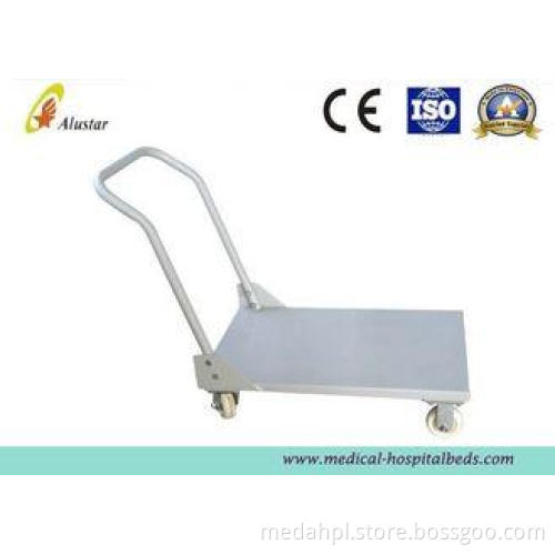 Steel Platform Cart Hospital Bed Accessories With 4 Casters